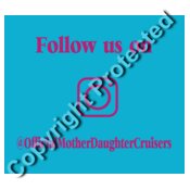 Official Mother Daughter Cruisers  Back of Tee 