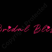 BRIDAL BLISS BLACK MUG