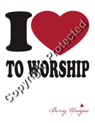 i love to worship  2 