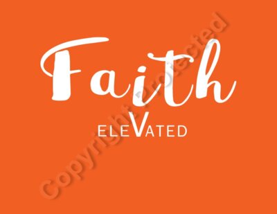 FAITH ON PSD orange