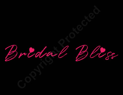 BRIDAL BLISS BLACK MUG