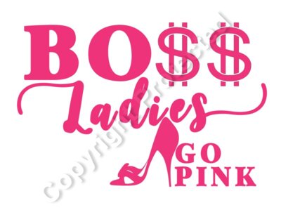 BOSS LADIES GO PINK